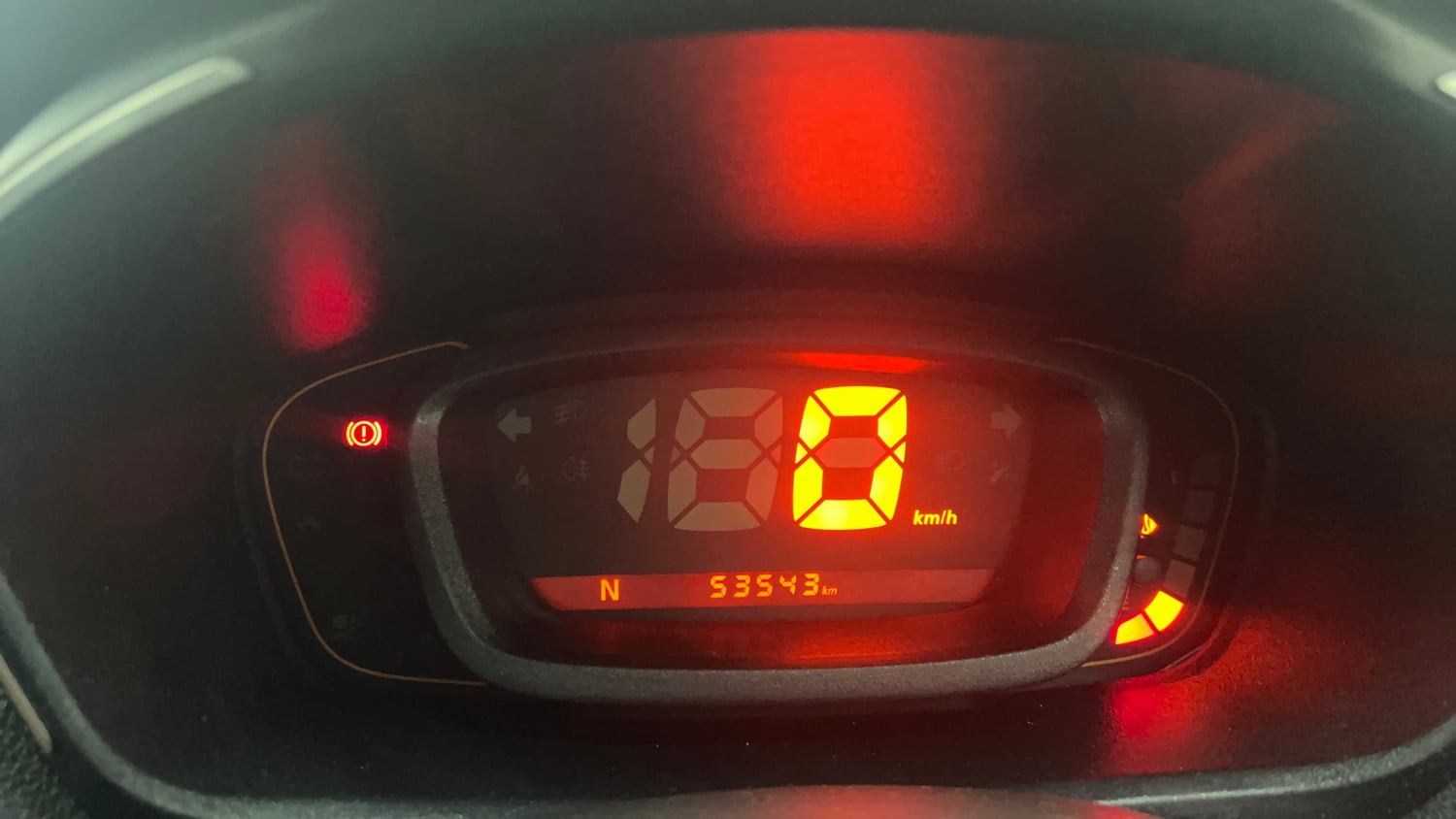 Used 2017 Renault Kwid CLIMBER 1.0 AMT Petrol Automatic interior CLUSTERMETER VIEW