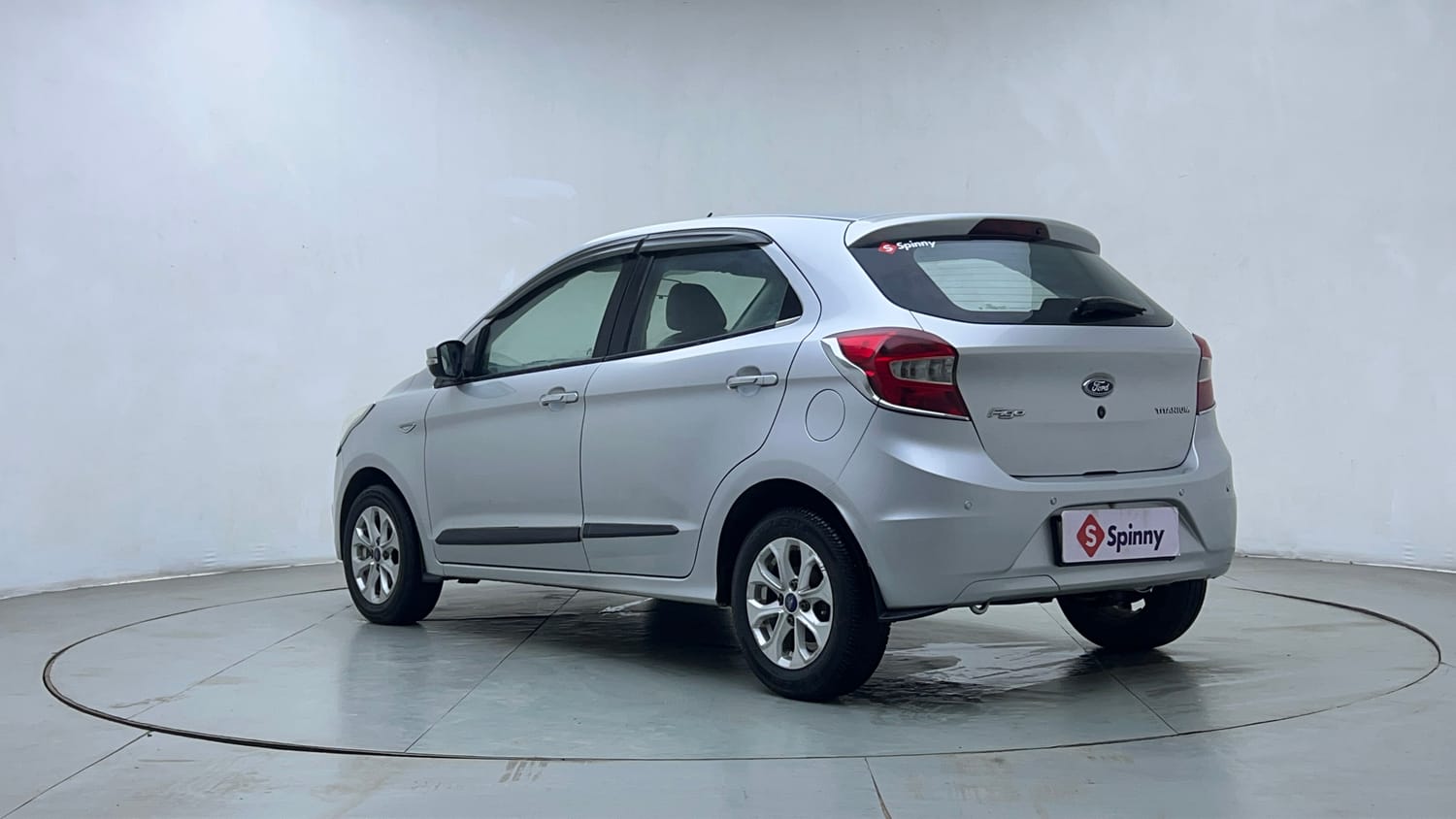Used 2016 Ford Figo Titanium 1.2 Ti-VCT Petrol Manual exterior LEFT REAR CORNER VIEW