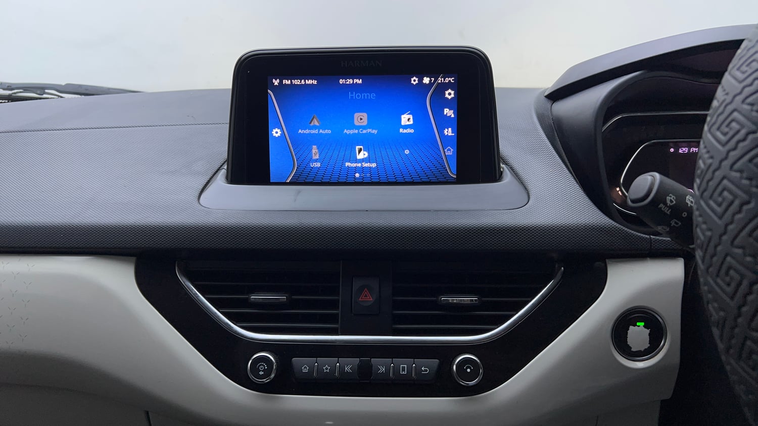 Used 2021 Tata Nexon XZ Plus Petrol Manual top_features Integrated (in-dash) music system