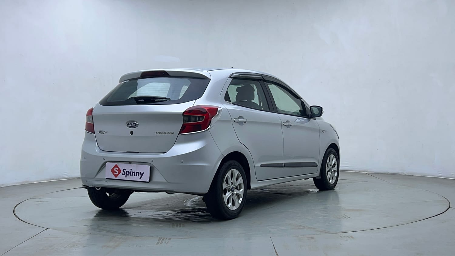 Used 2016 Ford Figo Titanium 1.2 Ti-VCT Petrol Manual exterior RIGHT REAR CORNER VIEW