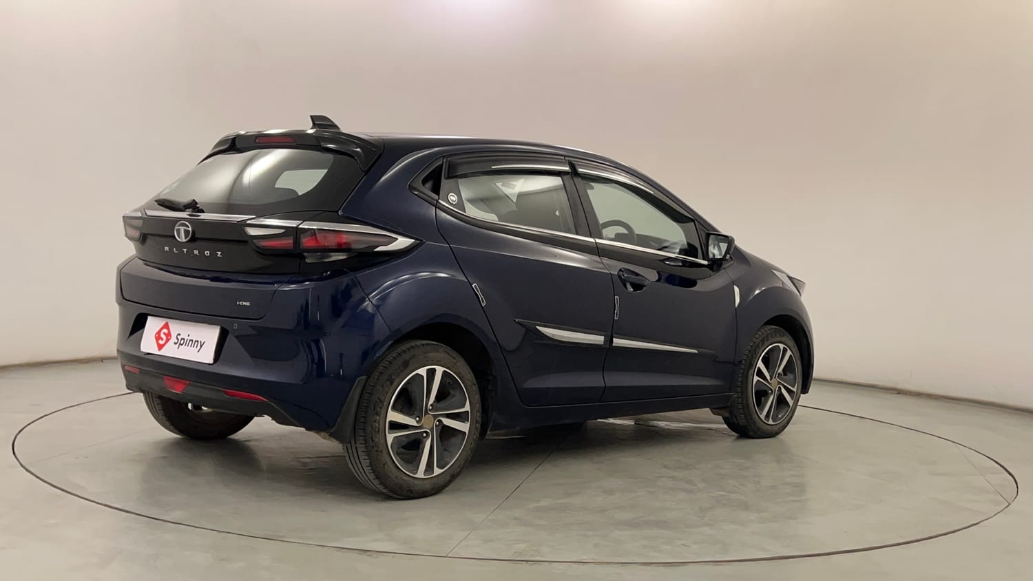 Used 2023 Tata Altroz XZ Plus (O) (S) iCNG Cng Manual exterior RIGHT REAR CORNER VIEW