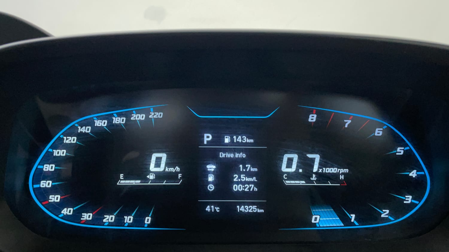 Used 2024 Hyundai i20 Sportz (O) 1.2 IVT Petrol Automatic interior CLUSTERMETER VIEW