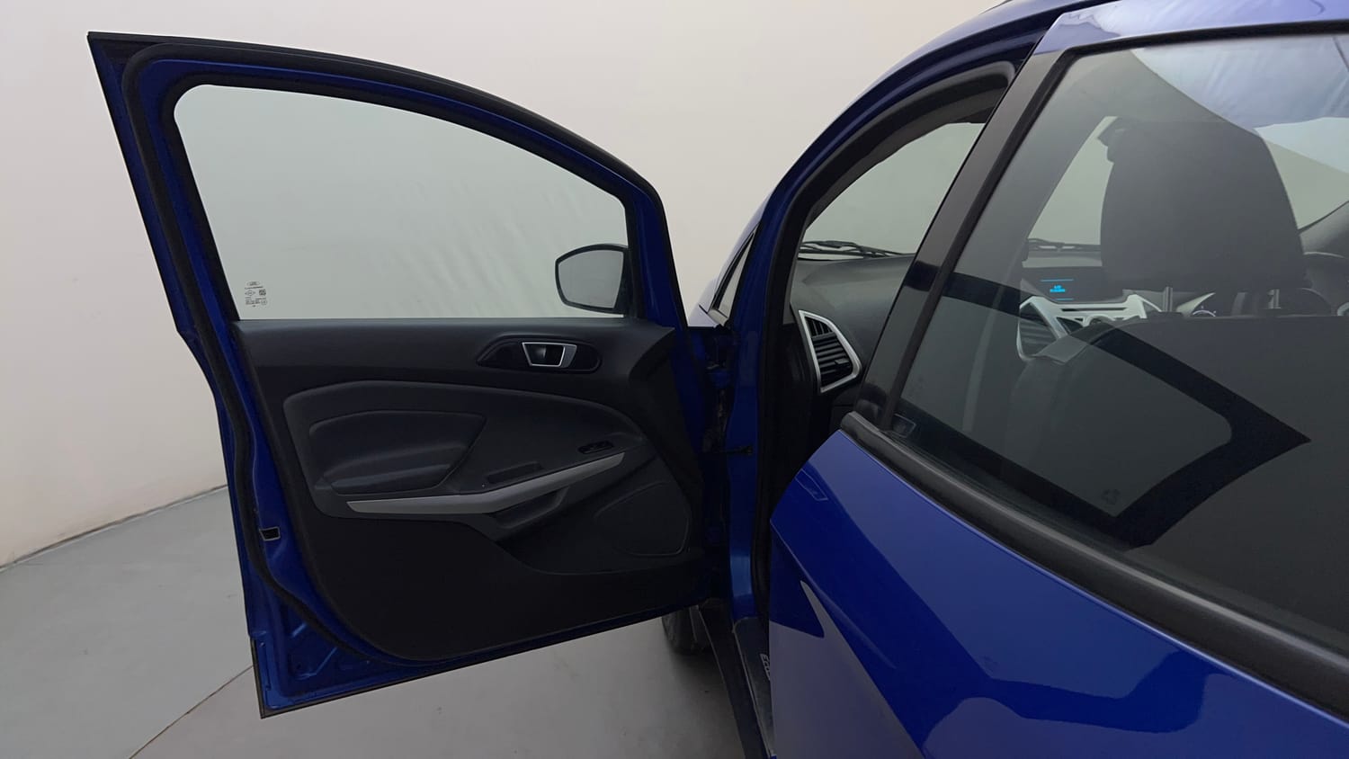 Used 2016 Ford EcoSport Titanium+ 1.5L TDCi Diesel Manual interior LEFT FRONT DOOR OPEN VIEW