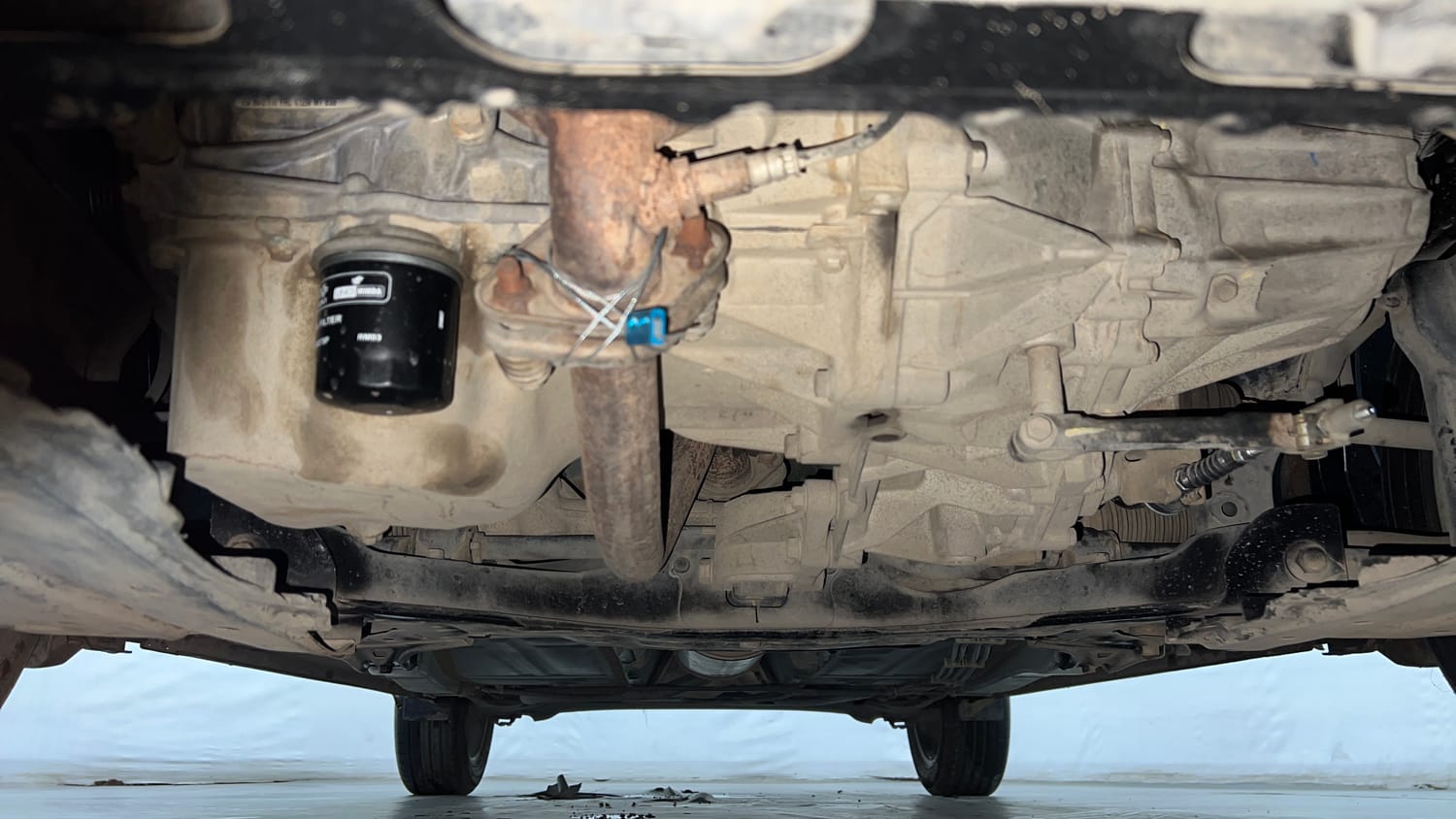 Used 2019 Maruti Suzuki Baleno Zeta Petrol Manual extra FRONT LEFT UNDERBODY VIEW