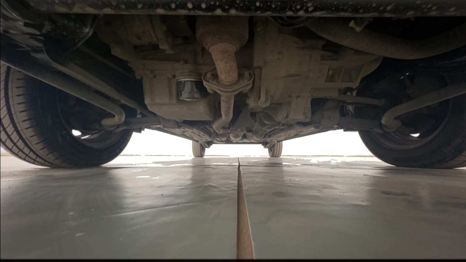 Used 2013 Maruti Suzuki Alto K10 LXi Petrol Manual extra FRONT LEFT UNDERBODY VIEW