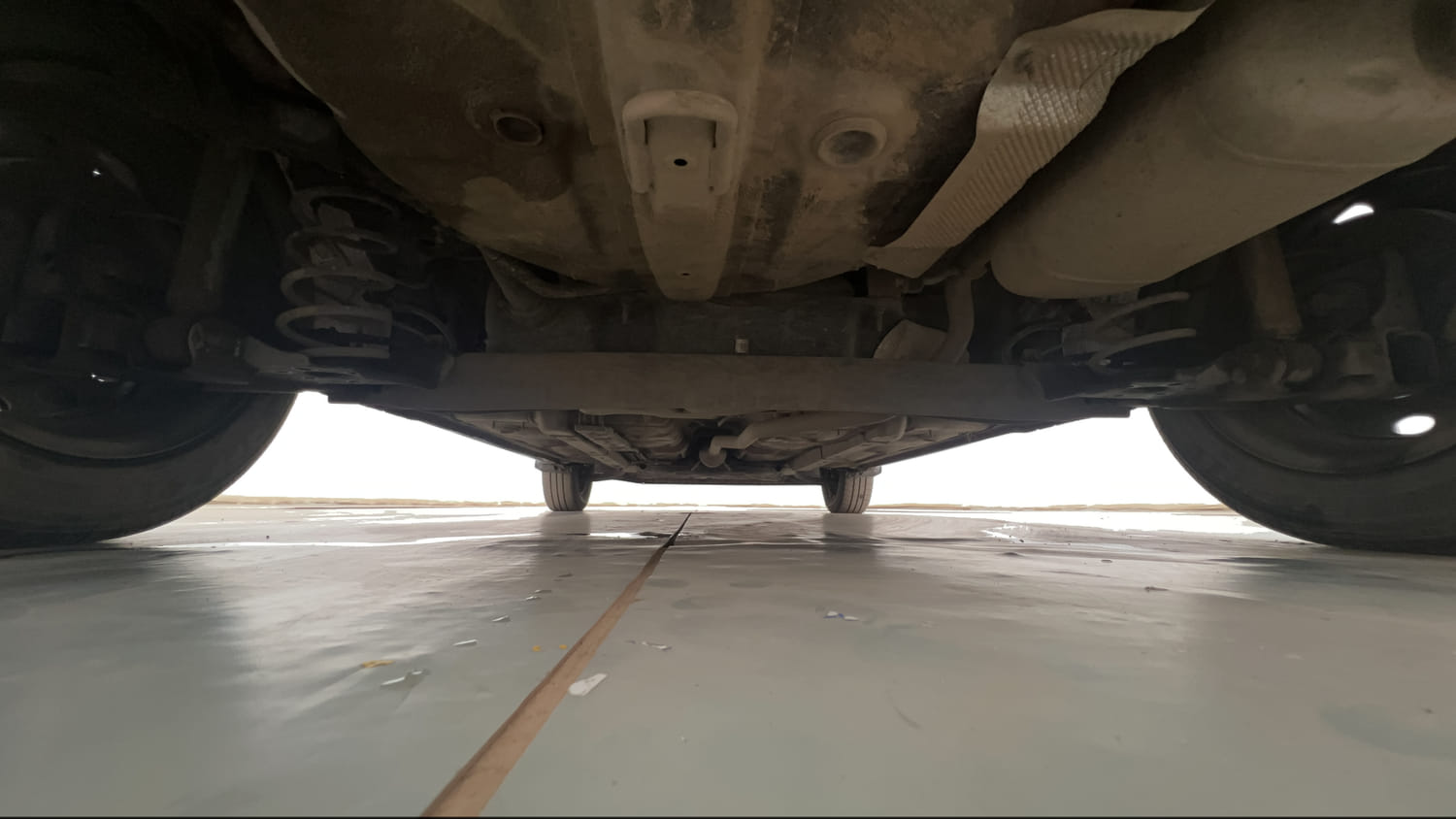 Used 2021 Hyundai Santro Sportz Petrol Manual extra REAR UNDERBODY VIEW (TAKEN FROM REAR)