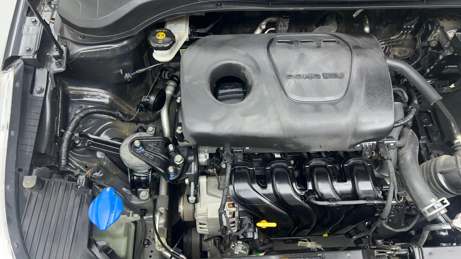 Used 2019 Hyundai Verna SX (O) 1.6 VTVT AT Petrol Automatic engine ENGINE RIGHT SIDE VIEW