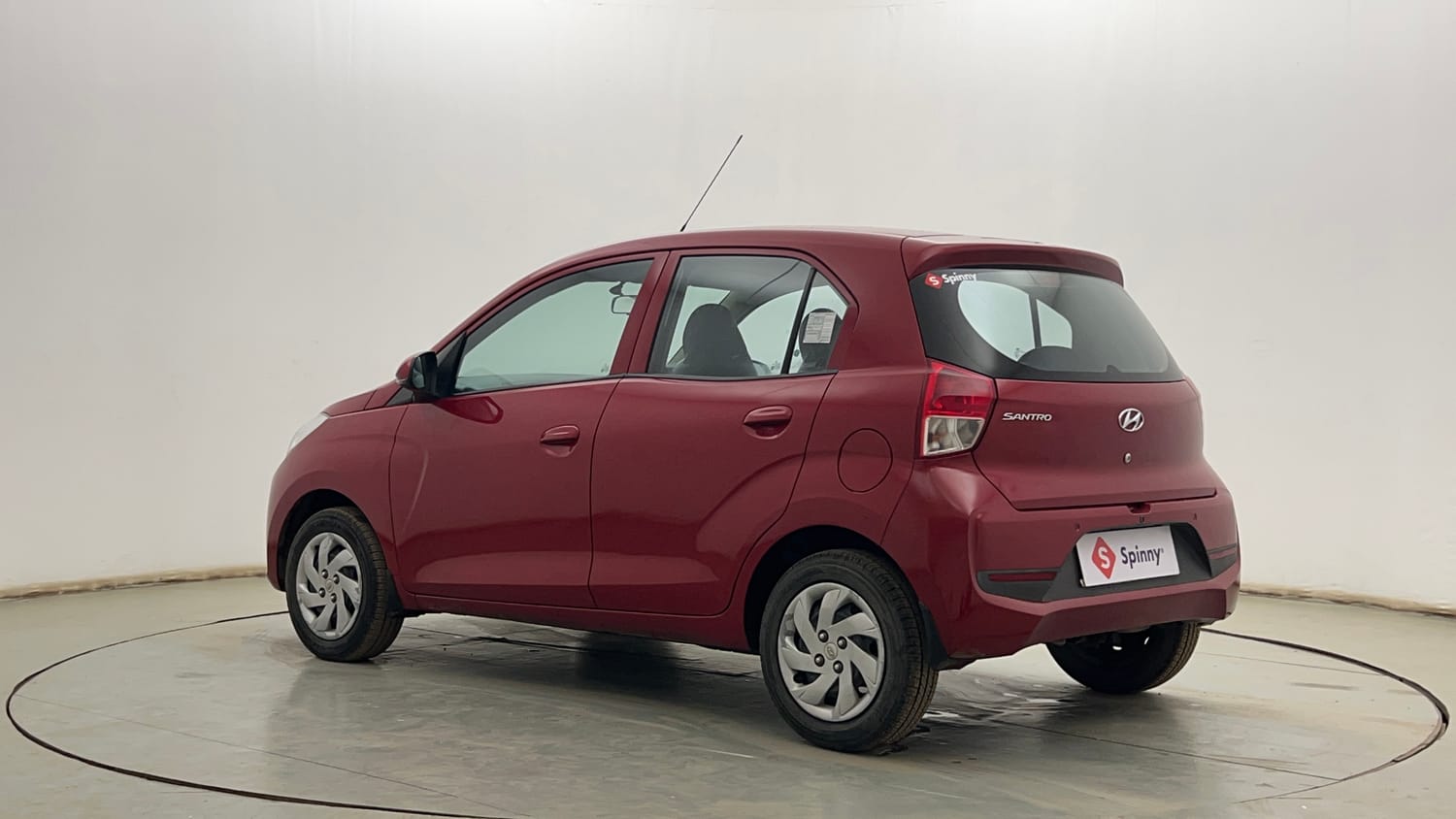 Used 2021 Hyundai Santro Sportz Petrol Manual exterior LEFT REAR CORNER VIEW