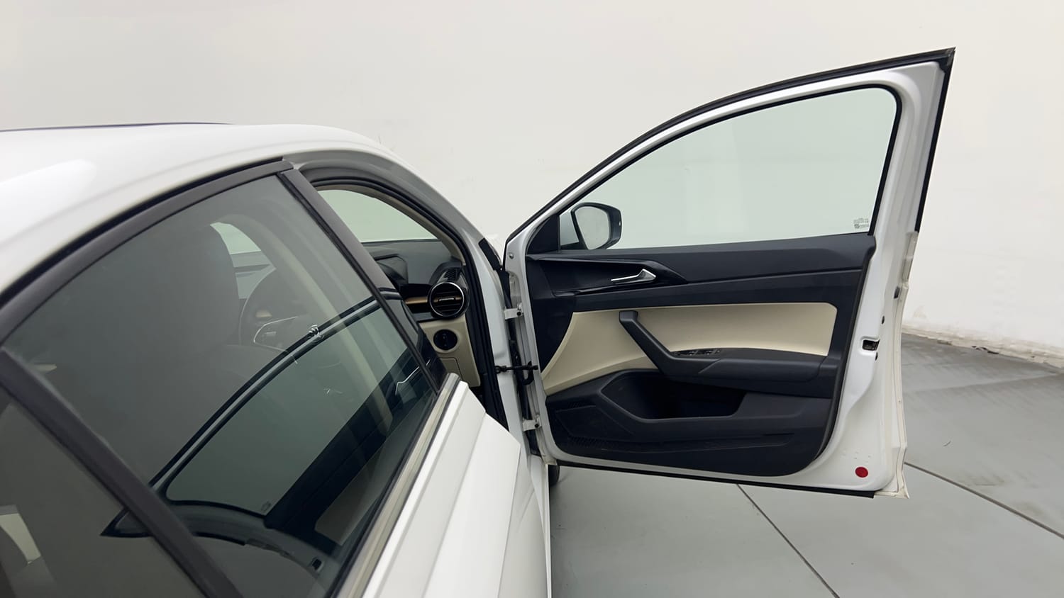 Used 2022 Skoda Slavia Style 1.0L TSI AT Petrol Automatic interior RIGHT FRONT DOOR OPEN VIEW