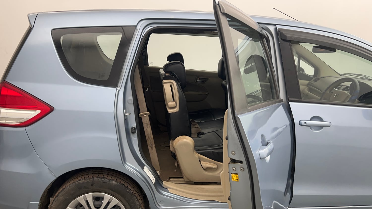 Used 2013 Maruti Suzuki Ertiga Vxi Petrol Manual interior RIGHT SIDE REAR DOOR CABIN VIEW