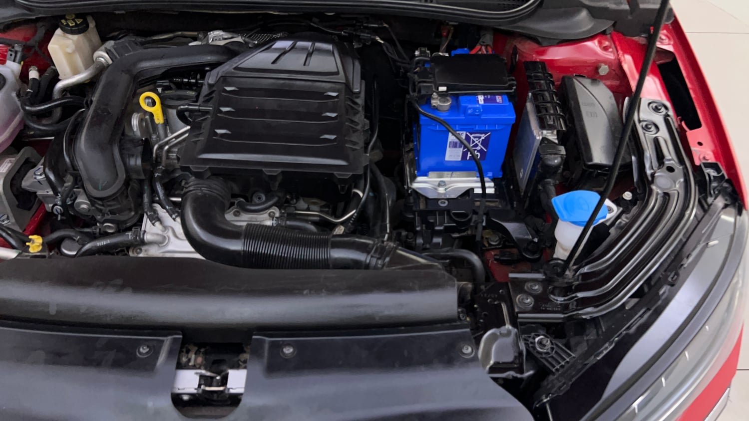 Used 2025 Skoda Slavia Prestige 1.0L TSI MT Petrol Manual engine ENGINE LEFT SIDE VIEW