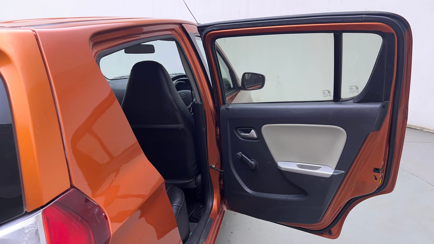 Used 2015 Maruti Suzuki Alto K10 VXi AMT Petrol Automatic interior RIGHT REAR DOOR OPEN VIEW