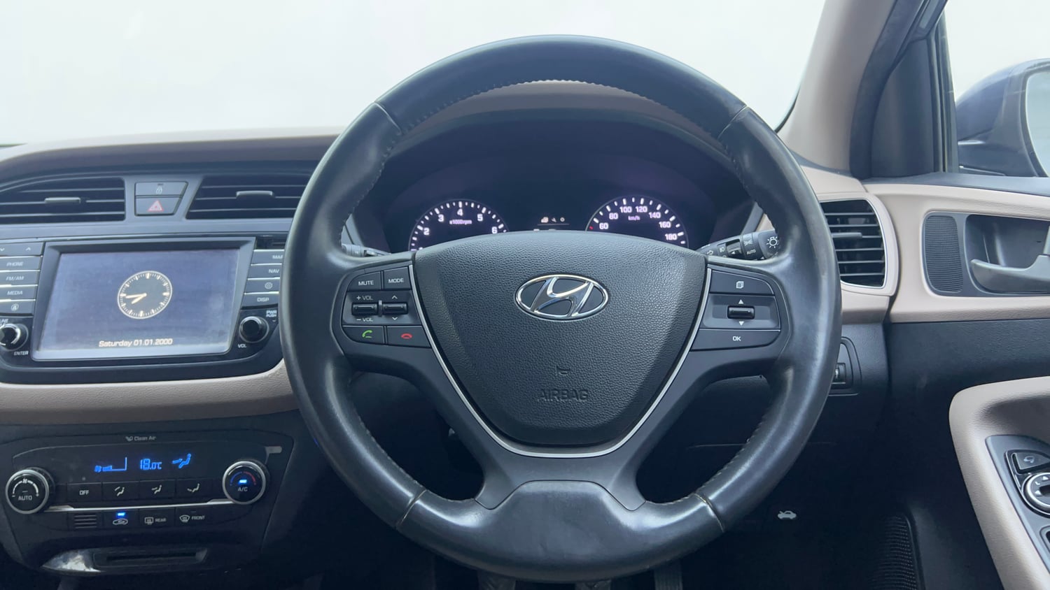 Used 2017 Hyundai Elite i20 Asta 1.2 (O) Petrol Manual interior STEERING VIEW