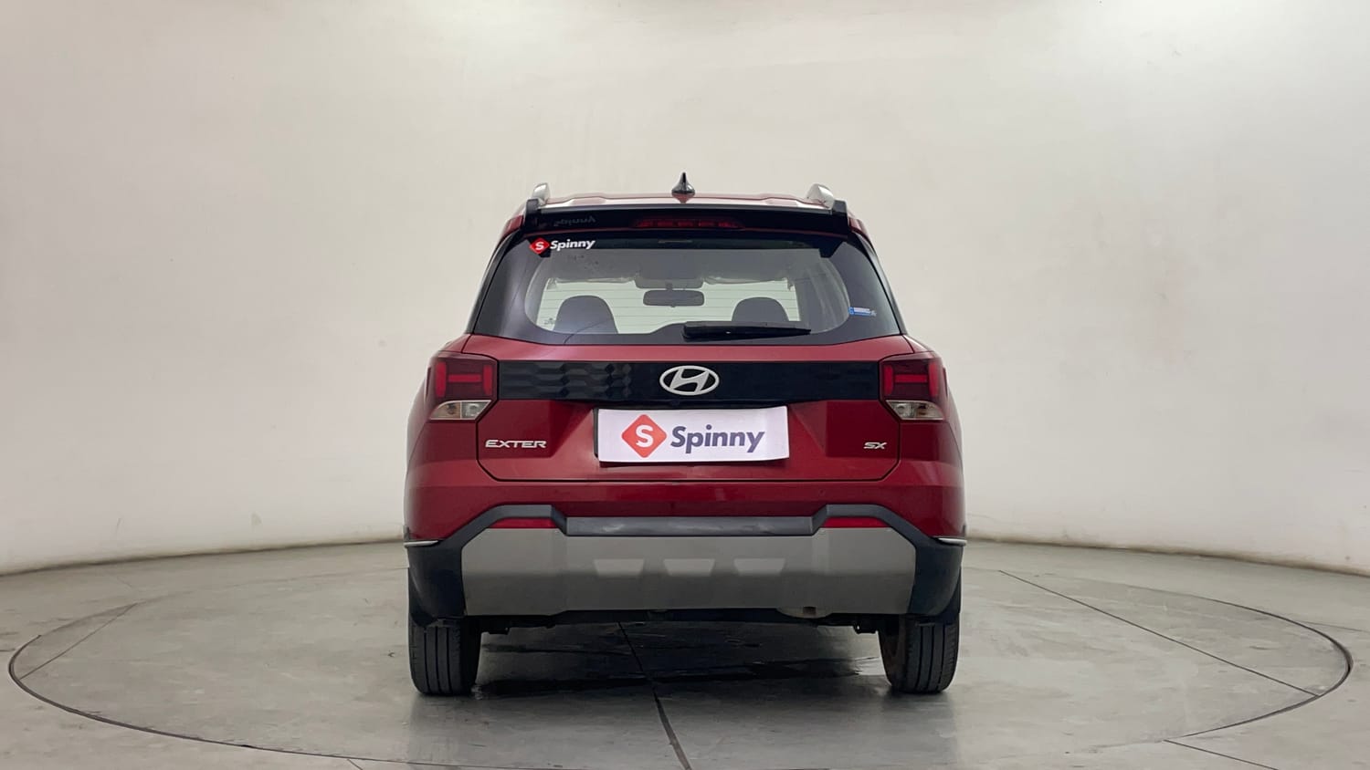Used 2024 Hyundai Exter SX (O) 1.2 AMT Petrol Automatic exterior BACK VIEW
