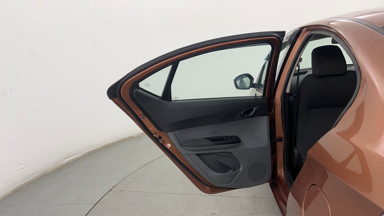 Used 2018 Tata Tigor Revotron XT Petrol + CNG (Outside Fitted) Cng Manual interior LEFT REAR DOOR OPEN VIEW