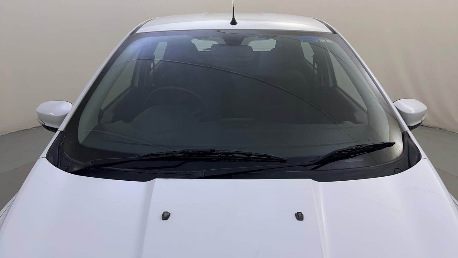 Used 2017 Ford Figo Titanium 1.5 Ti-VCT AT Petrol Automatic exterior FRONT WINDSHIELD VIEW
