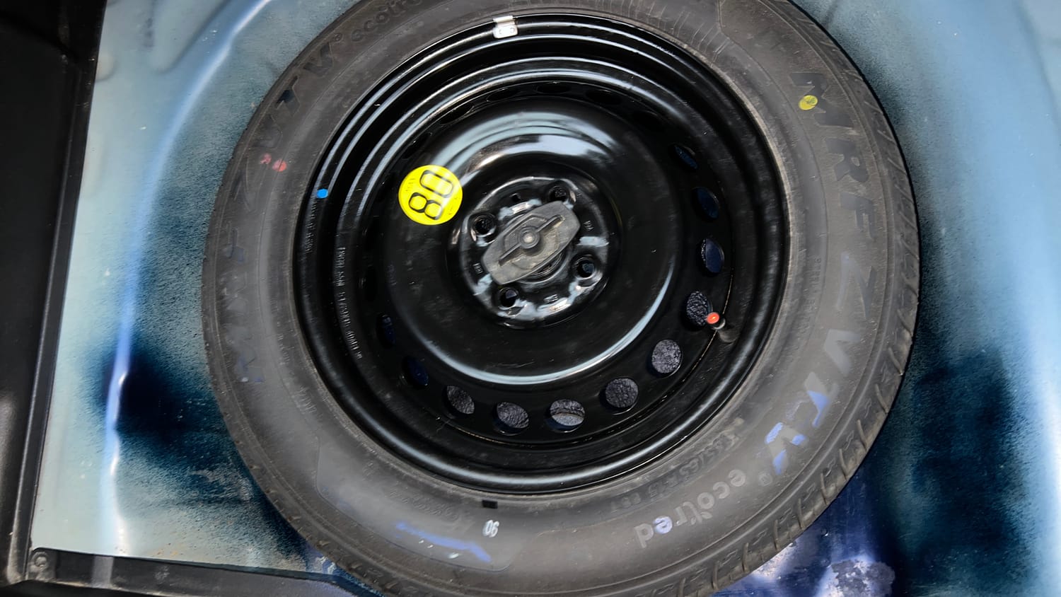 Used 2019 Maruti Suzuki Baleno Zeta Petrol Manual tyres SPARE TYRE VIEW