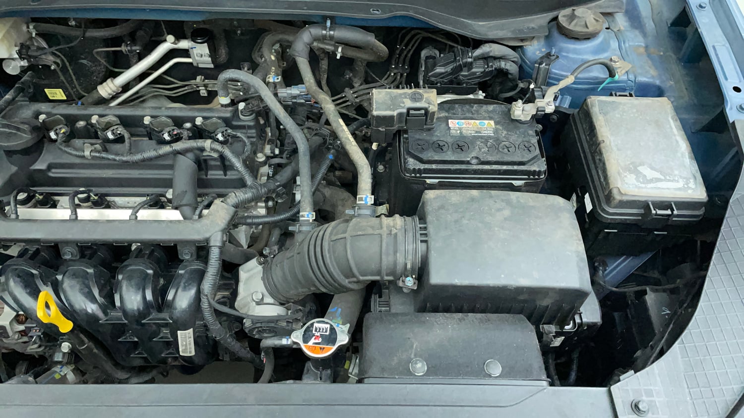 Used 2021 Hyundai Venue S Plus 1.2 Petrol Petrol Manual engine ENGINE LEFT SIDE VIEW