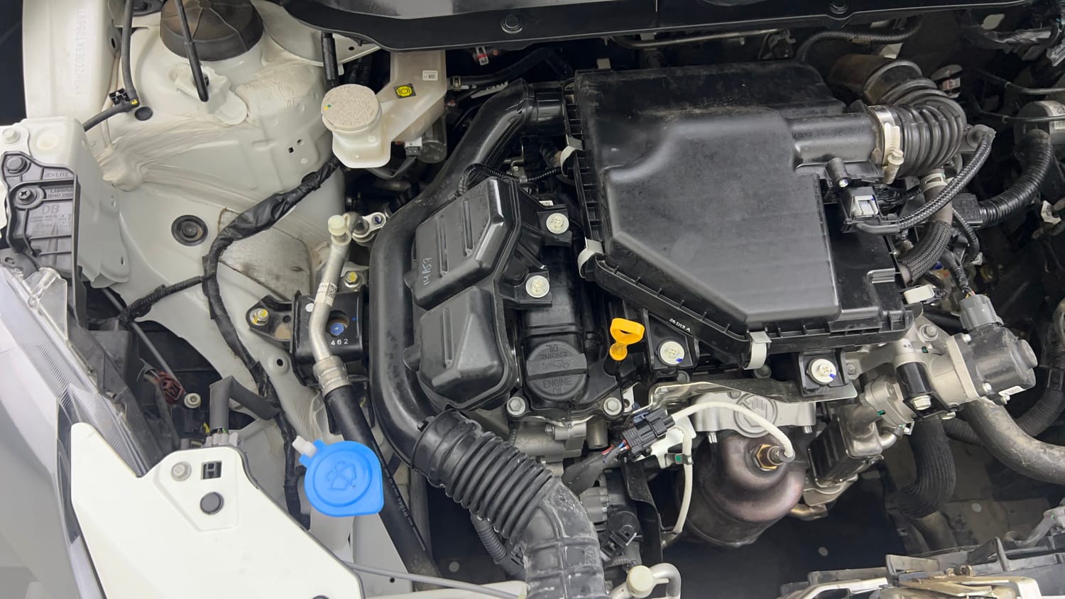 Used 2026 Maruti Suzuki Swift LXi Petrol Manual engine ENGINE RIGHT SIDE VIEW
