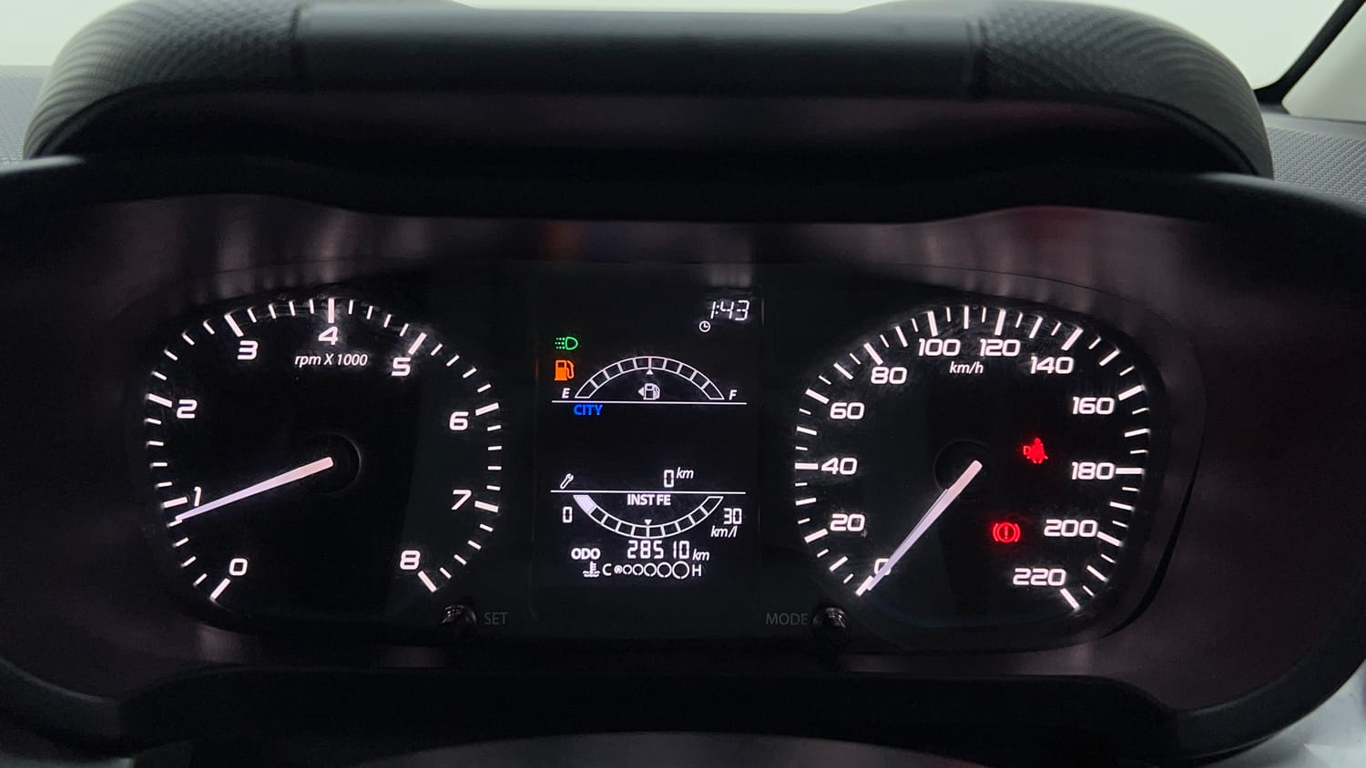 Used 2023 Tata Altroz XT Petrol Petrol Manual interior CLUSTERMETER VIEW