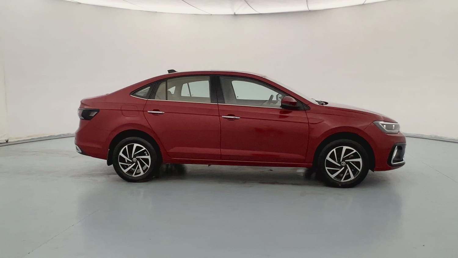 Used 2023 Volkswagen Virtus Topline 1.0 TSI MT Petrol Manual exterior RIGHT SIDE VIEW