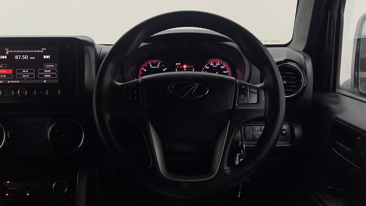 Used 2022 mahindra Thar LX Hard Top Petrol AT 4WD Petrol Automatic interior STEERING VIEW
