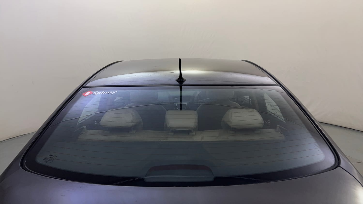 Used 2013 Hyundai Verna Fluidic 1.6 VTVT SX Petrol Manual exterior BACK WINDSHIELD VIEW