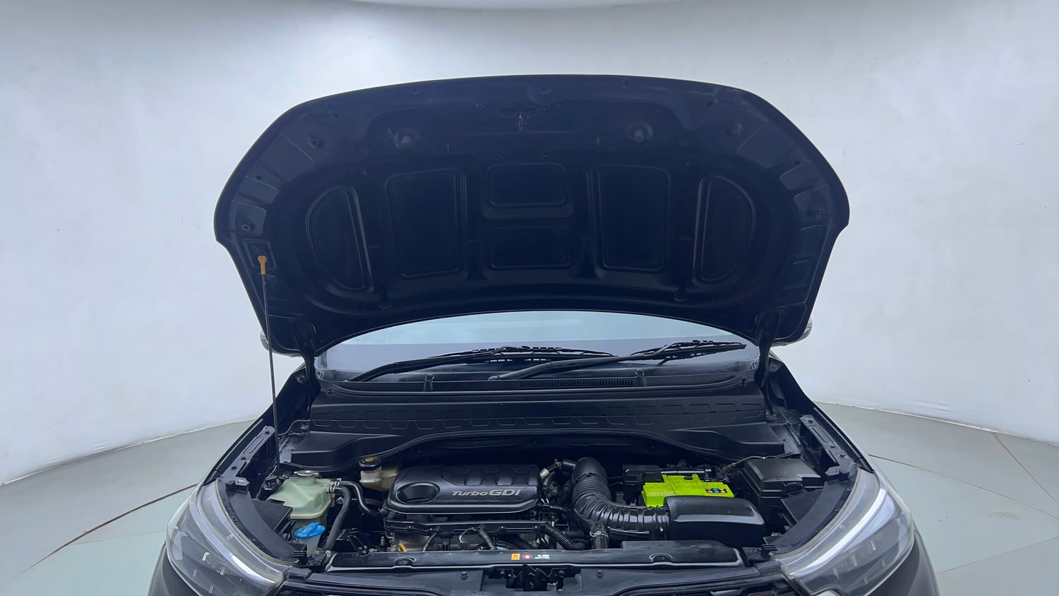 Used 2020 Kia Sonet GTX Plus 1.0 DCT Petrol Automatic engine ENGINE & BONNET OPEN FRONT VIEW