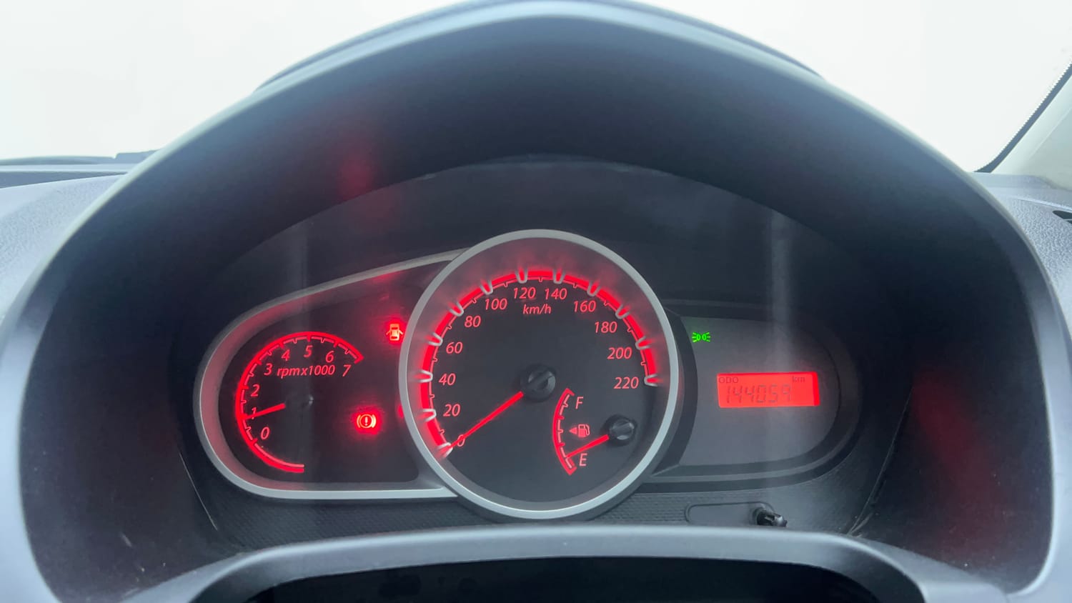 Used 2014 Ford Figo Duratorq Diesel ZXI 1.4 Diesel Manual interior CLUSTERMETER VIEW