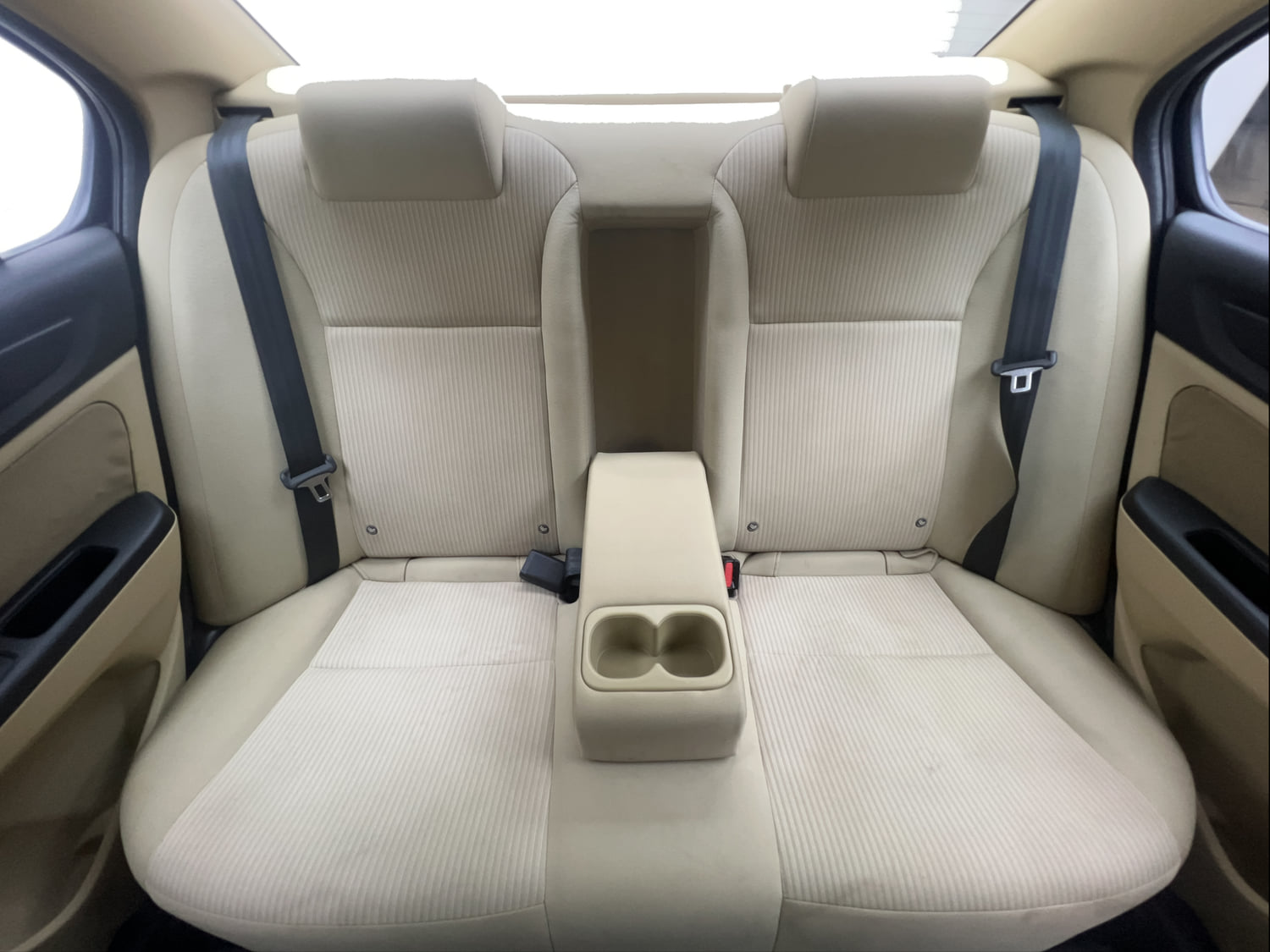 Used 2019 Honda Amaze 1.2 V CVT Petrol Petrol Automatic interior REAR SEAT CONDITION VIEW