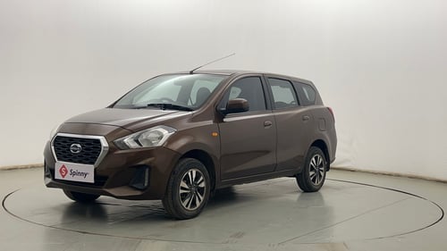 Used 2019 Datsun Go Plus T(O) Petrol Manual exterior LEFT FRONT CORNER VIEW