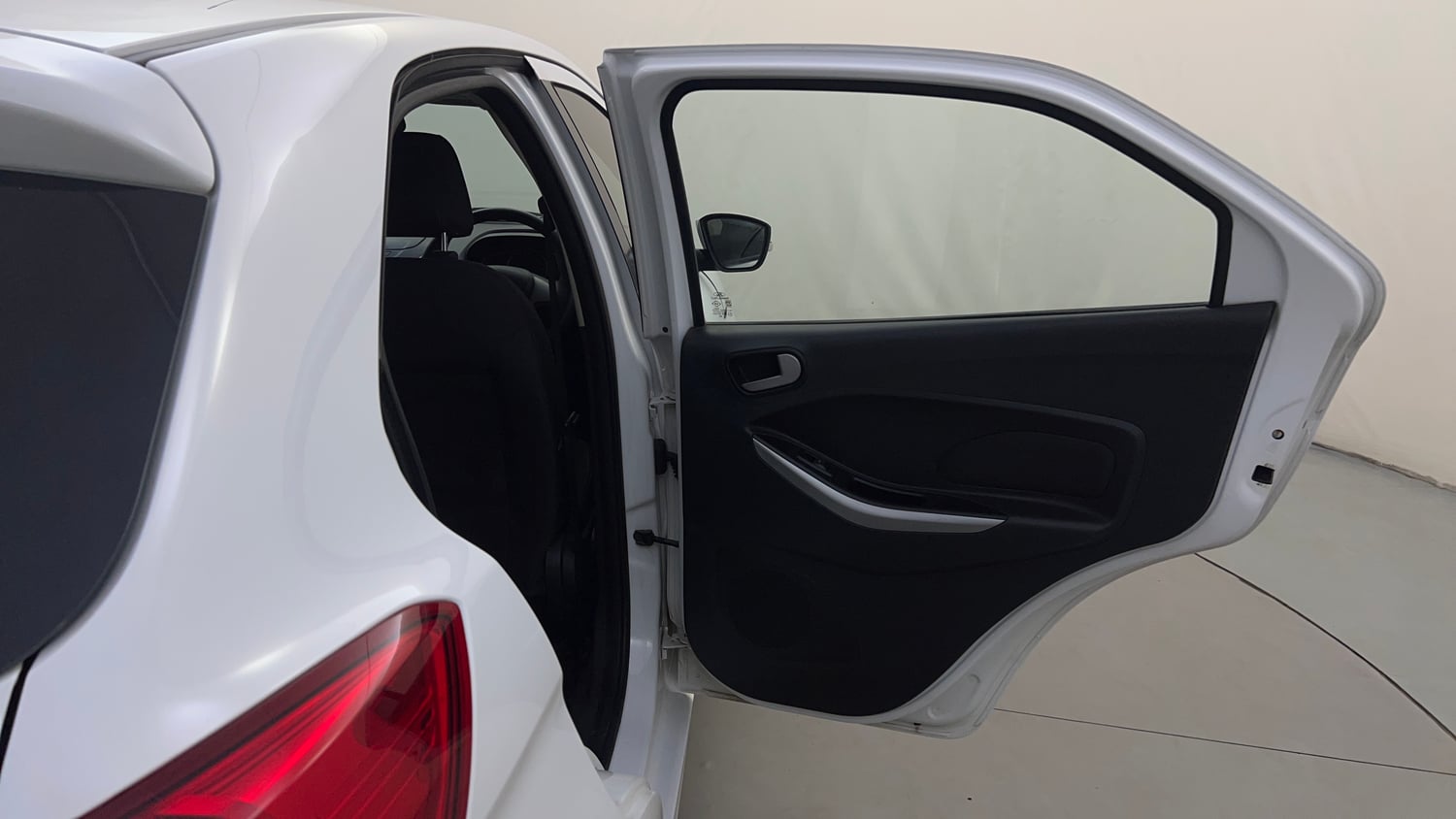 Used 2017 Ford Figo Titanium 1.5 Ti-VCT AT Petrol Automatic interior RIGHT REAR DOOR OPEN VIEW