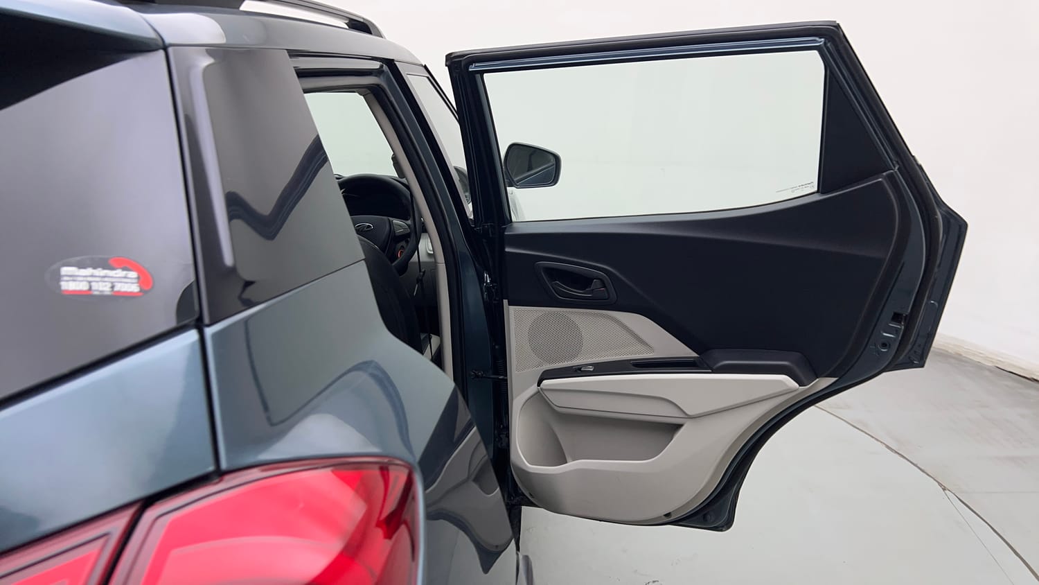 Used 2020 Mahindra XUV 300 1.2 W6 Petrol Manual interior RIGHT REAR DOOR OPEN VIEW