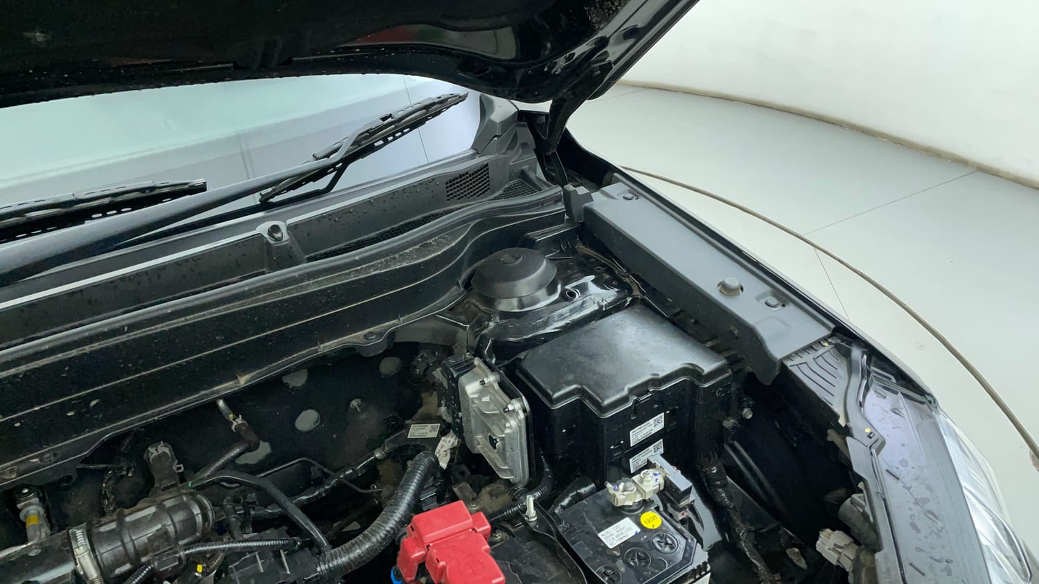 Used 2026 Maruti Suzuki Grand Vitara Delta Smart Hybrid Petrol Manual engine ENGINE LEFT SIDE HINGE & APRON VIEW