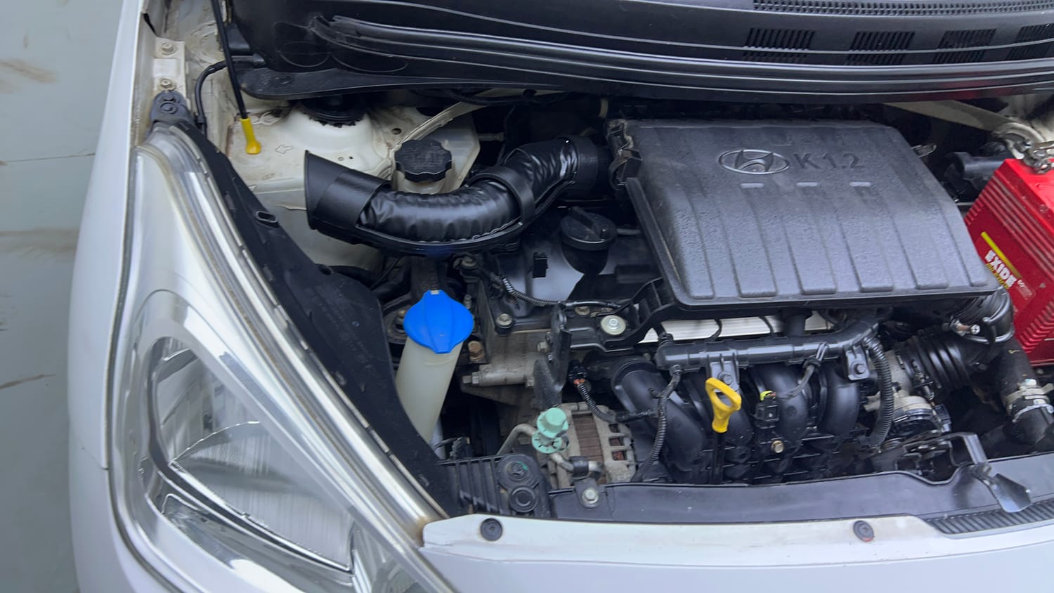 Used 2016 Hyundai Grand i10 Asta 1.2 Kappa VTVT Petrol Manual engine ENGINE RIGHT SIDE VIEW
