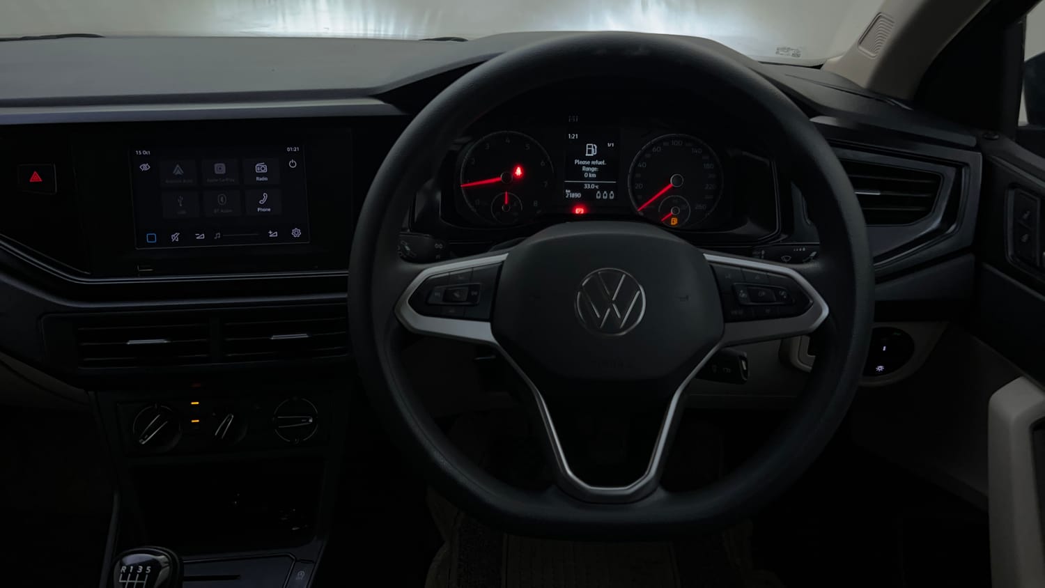 Used 2024 Volkswagen Virtus Comfortline 1.0 TSI MT Petrol Manual interior STEERING VIEW