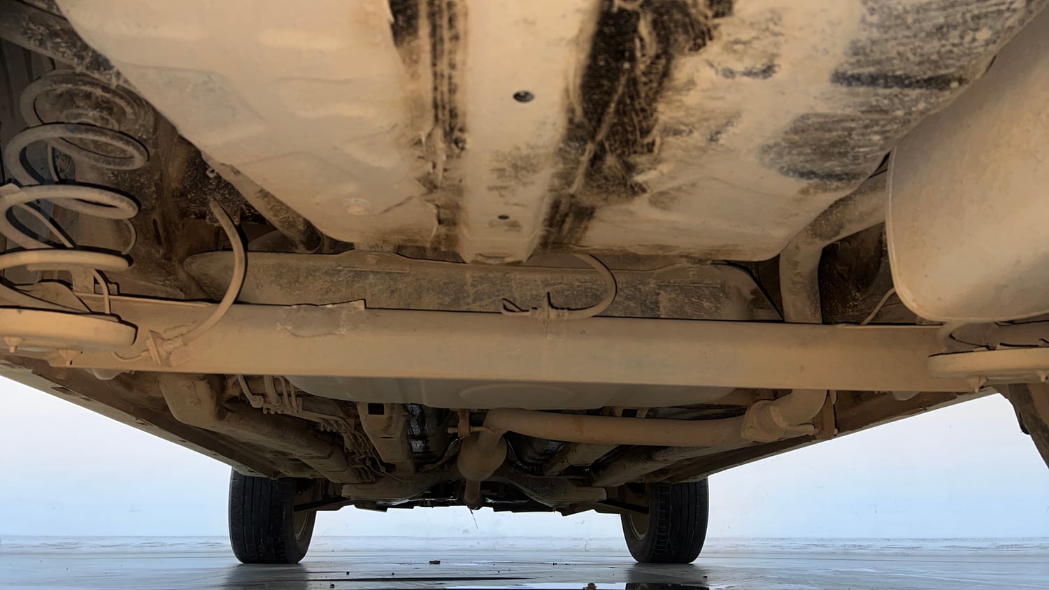 Used 2021 Tata Nexon XZ Plus Petrol Manual extra REAR UNDERBODY VIEW (TAKEN FROM REAR)