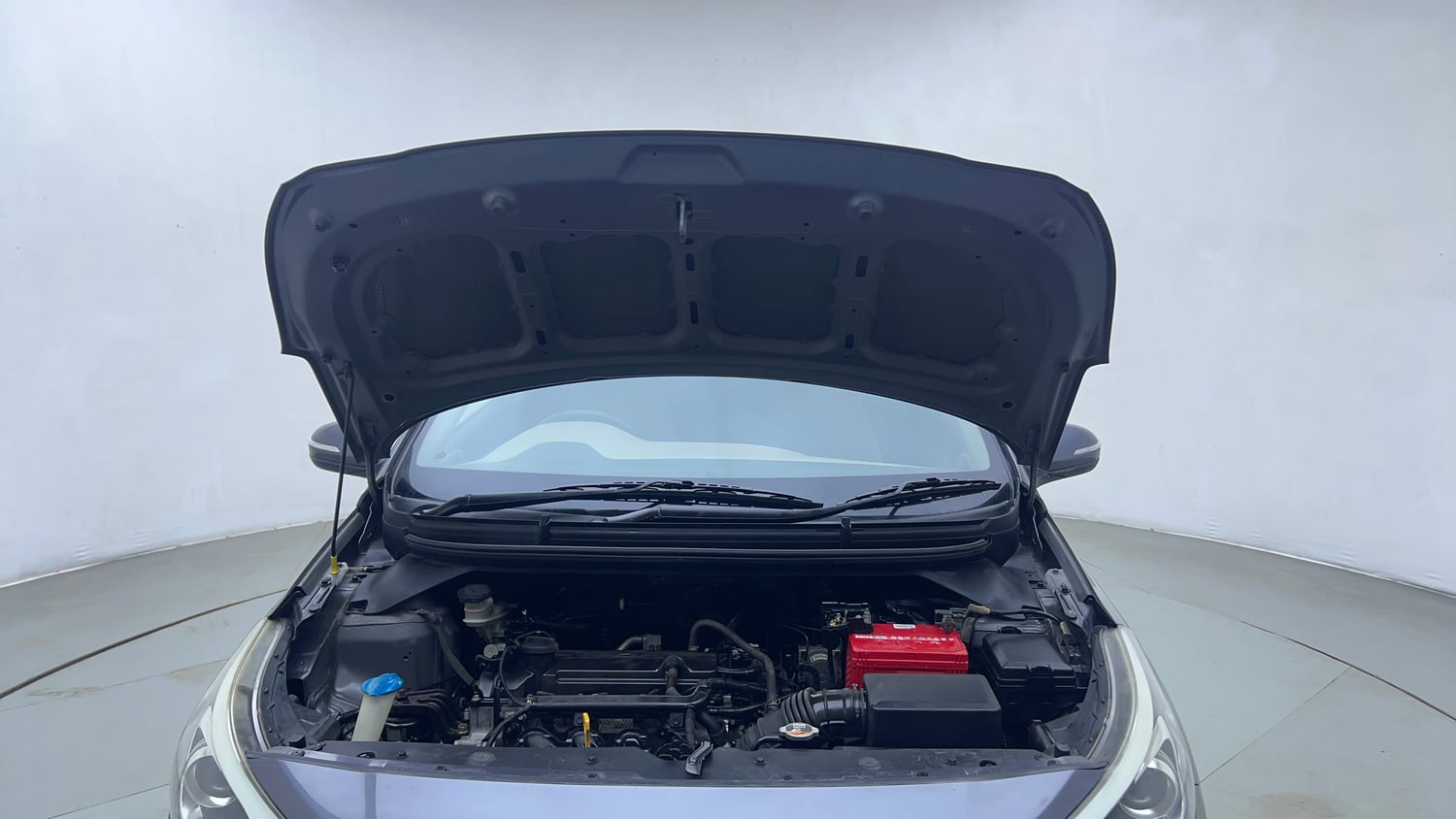 Used 2017 Hyundai Elite i20 Asta 1.2 (O) Petrol Manual engine ENGINE & BONNET OPEN FRONT VIEW