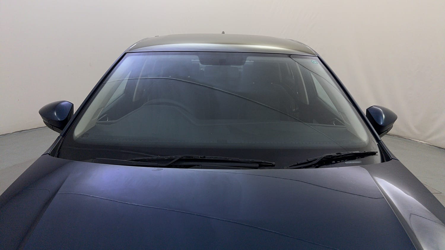 Used 2024 Volkswagen Virtus Comfortline 1.0 TSI MT Petrol Manual exterior FRONT WINDSHIELD VIEW