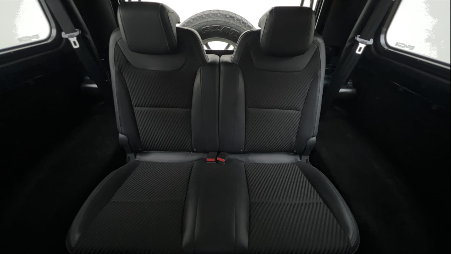 Used 2022 mahindra Thar LX Hard Top Petrol AT 4WD Petrol Automatic interior REAR SEAT CONDITION VIEW