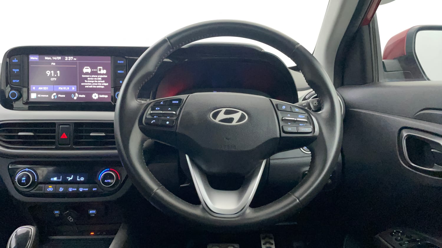Used 2024 Hyundai Exter SX (O) 1.2 AMT Petrol Automatic interior STEERING VIEW