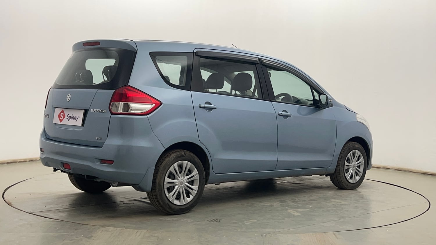 Used 2013 Maruti Suzuki Ertiga Vxi Petrol Manual exterior RIGHT REAR CORNER VIEW