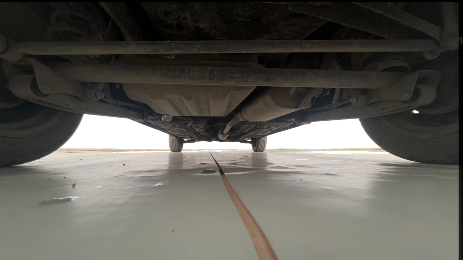 Used 2014 Maruti Suzuki Alto K10 VXi Petrol Manual extra REAR UNDERBODY VIEW (TAKEN FROM REAR)