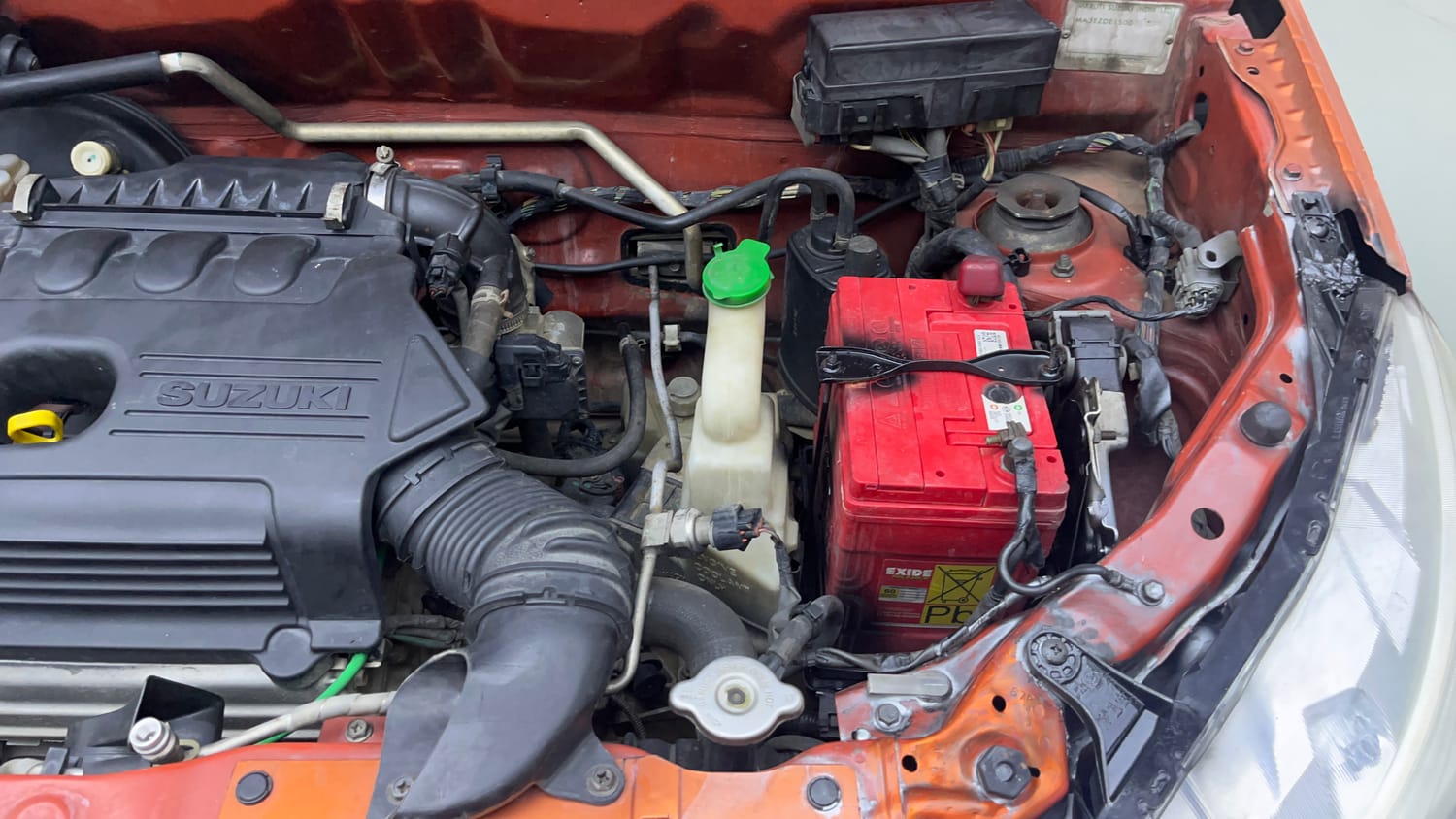 Used 2015 Maruti Suzuki Alto K10 VXi AMT Petrol Automatic engine ENGINE LEFT SIDE VIEW