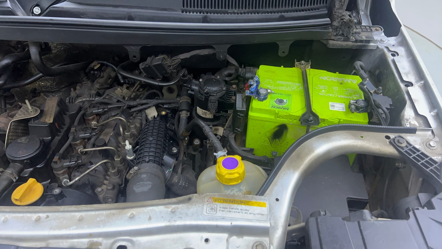 Used 2016 Mahindra TUV300 T4 Plus Diesel Manual engine ENGINE LEFT SIDE VIEW