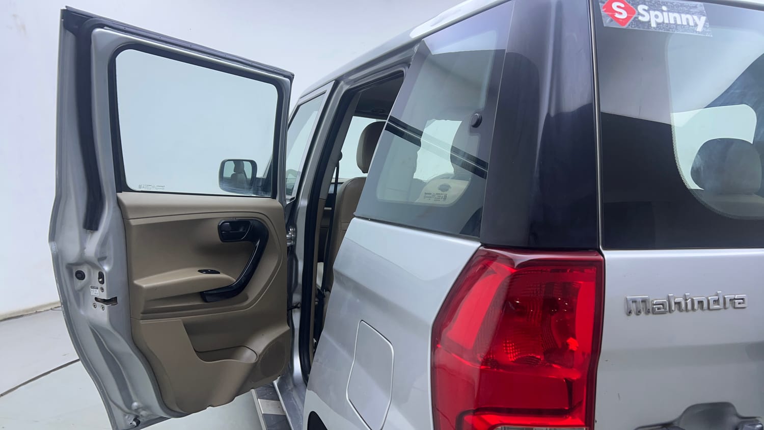 Used 2016 Mahindra TUV300 T4 Plus Diesel Manual interior LEFT REAR DOOR OPEN VIEW