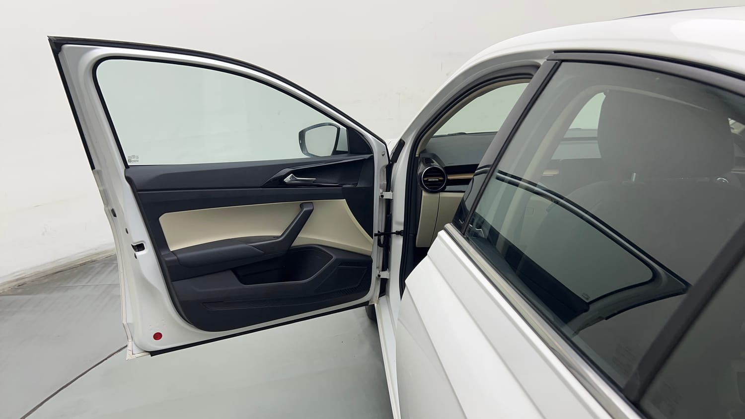 Used 2022 Skoda Slavia Style 1.0L TSI AT Petrol Automatic interior LEFT FRONT DOOR OPEN VIEW