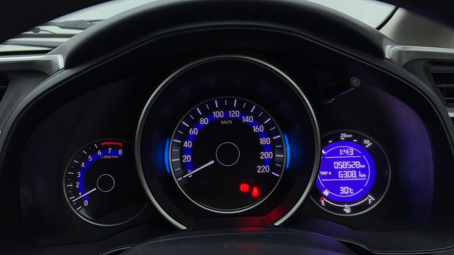 Used 2018 Honda WR-V VX MT Petrol Petrol Manual interior CLUSTERMETER VIEW