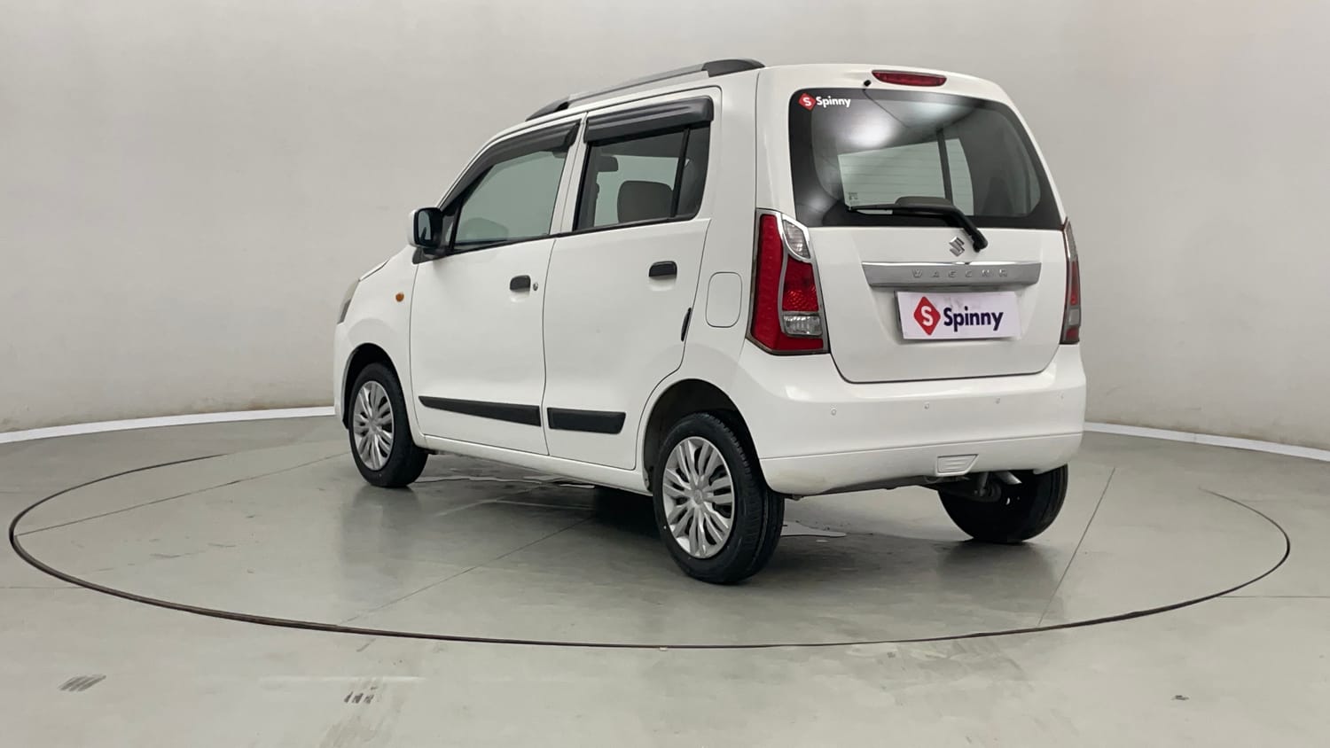Used 2018 Maruti Suzuki Wagon R 1.0 VXI AMT Petrol Automatic exterior LEFT REAR CORNER VIEW