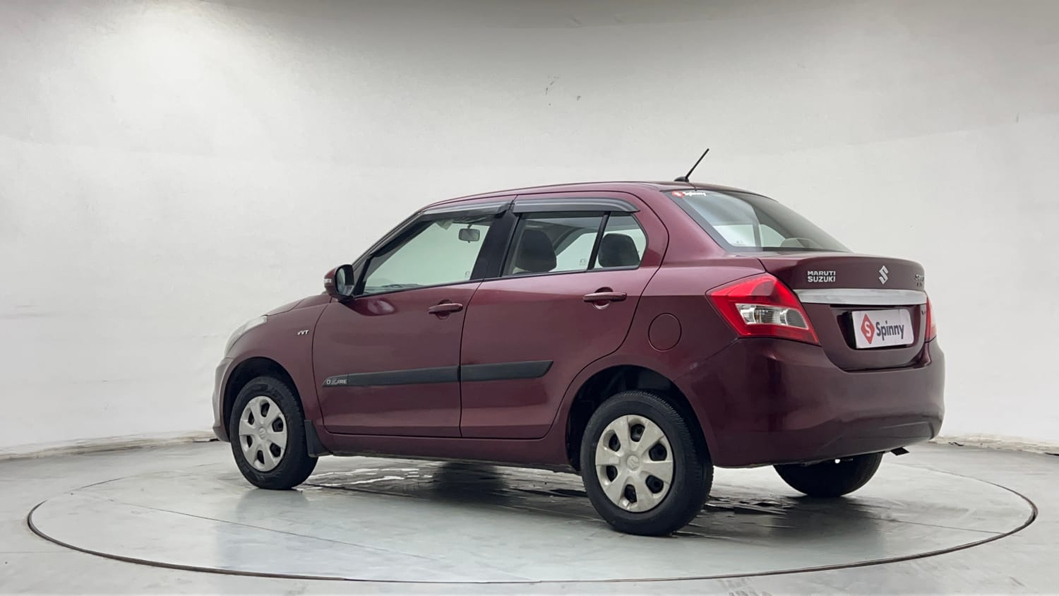 Used 2015 Maruti Suzuki Swift Dzire VXI Petrol Manual exterior LEFT REAR CORNER VIEW